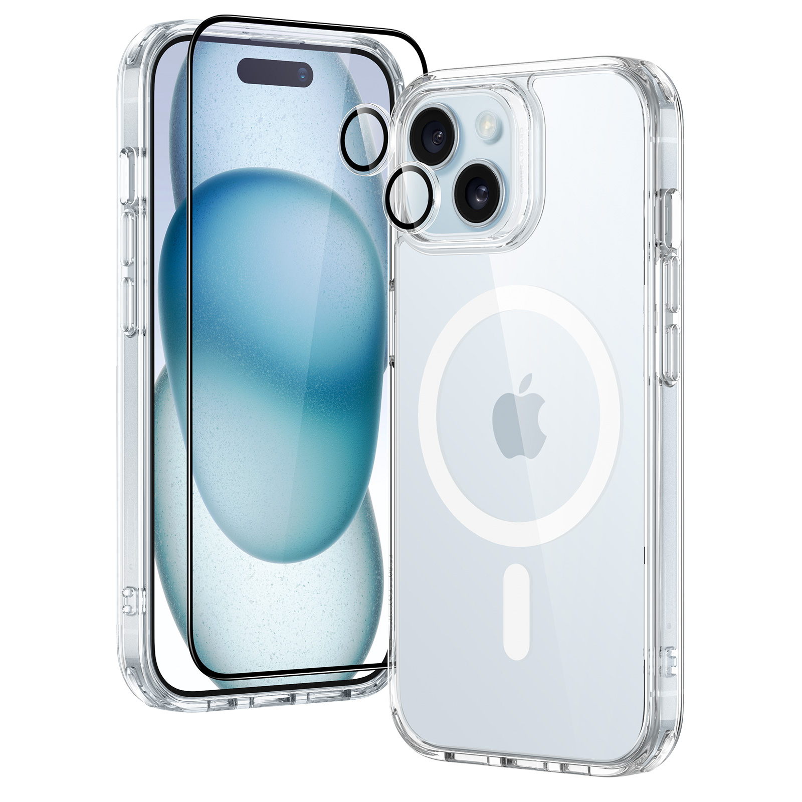 iPhone 15 pro max Classic Hybrid Case Set (HaloLock)