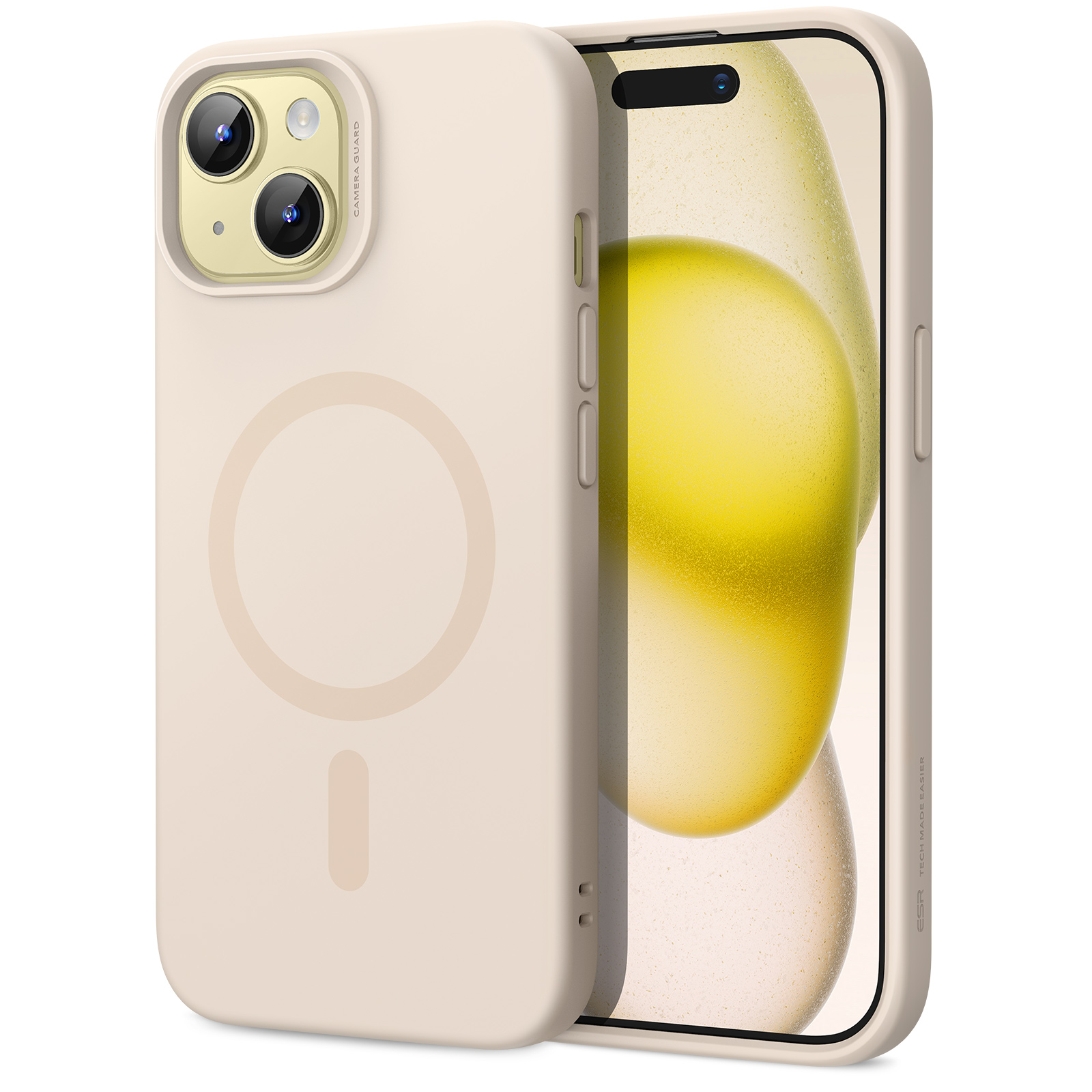 Funda rígido Armor para iPhone 15 Pro con soporte oculto (HaloLock)