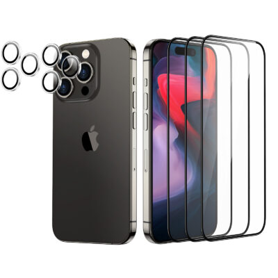 Protège objectif PHONILLICO iPhone 15 Pro/iPhone 15 PRO MAX -Verre