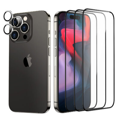 iPhone 15 Pro Max Armorite™ Screen Protector Set C01 ZT02