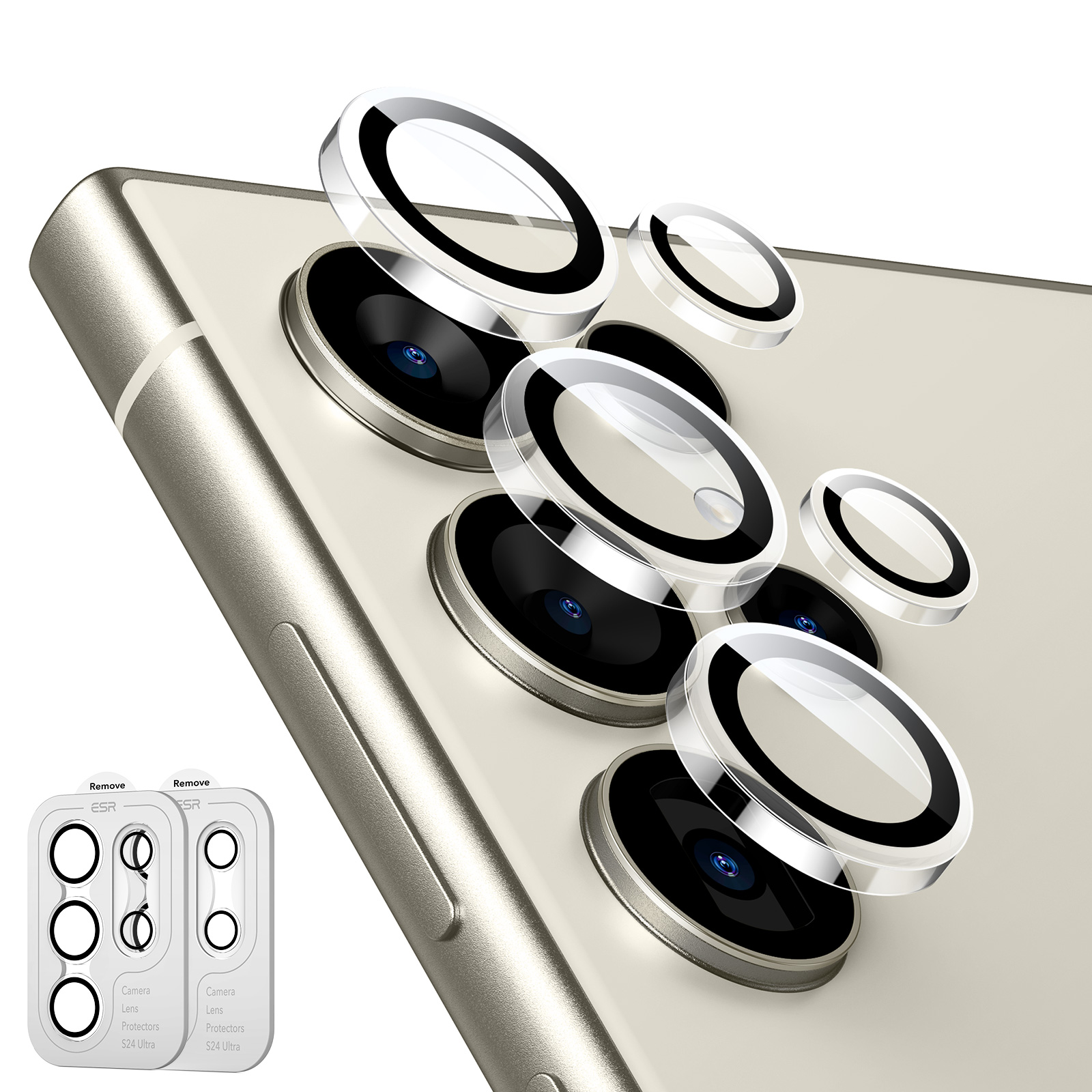 Samsung Galaxy S24 Ultra Kameralinsenschutz Set-ESR