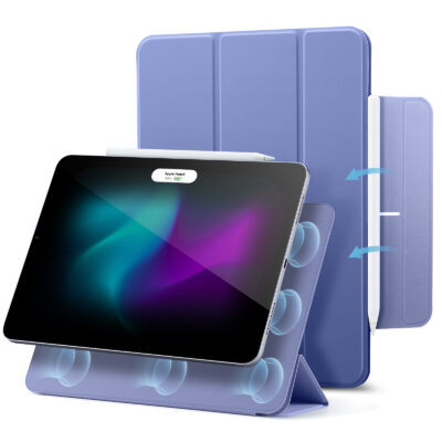 iPad Air 11 2024 Air 10.9 5th4th Gen Rebound Magnetic Case lavender 01