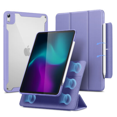 iPad Air 11 2024 Air 10.9 5th4th Gen Rebound Hybrid Case 360 lavender 01