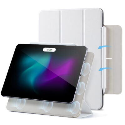iPad Air 13 2024 Rebound Magnetic Case brilliant white 01