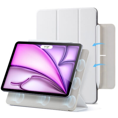 magnetic case for ipad air 13 inch m2 white