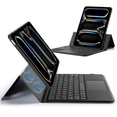 iPad Pro 11 2024 Ascend Tastatur Hülle de black