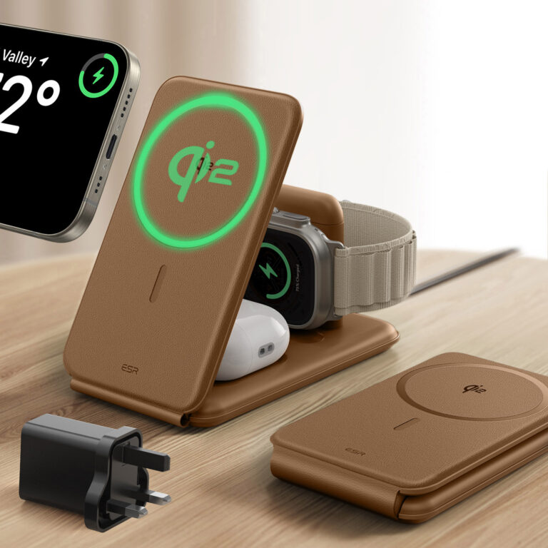 Qi2 3in1 Travel Wireless Charging Set