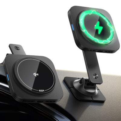 Qi2 Dashboard MagSafe Wireless Car Charger BLACK3 2