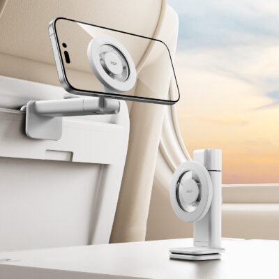 Skygrip MagSafe Airplane Phone Holder white