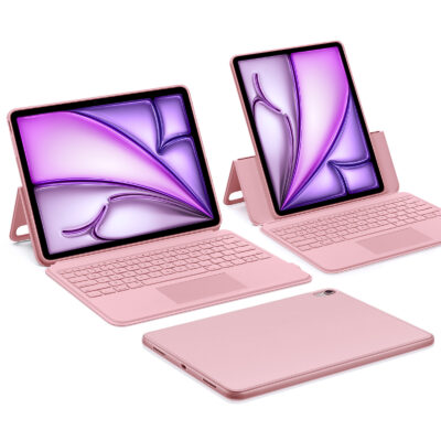 air 13 inch case with keyboard pink