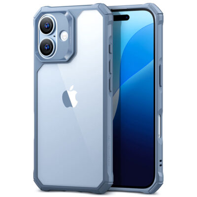 iPhone 16 Air Armor Clear Case clear blue