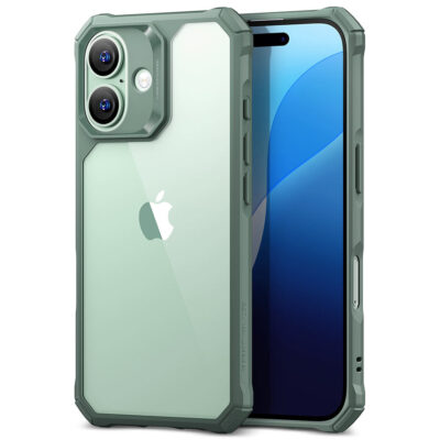 iPhone 16 Air Armor Clear Case clear green