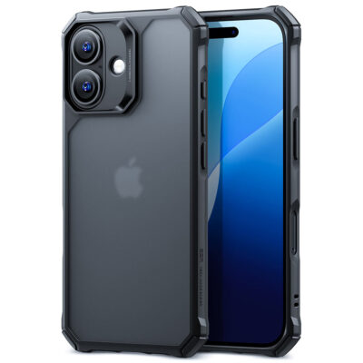 iPhone 16 Air Armor Clear Case frosted black