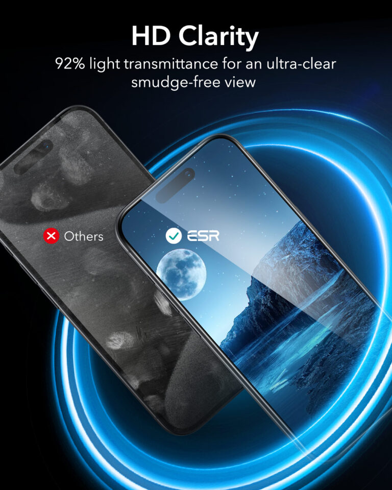 Iphone 16 Pro Tempered Glass Screen Protector Esr Iphone 16 Pro Tempered Glass Screen Protector Esr