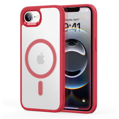 iPhone 16e Magsafe Case Frosted Red 1